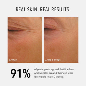 HydroPeptide cream in hand demonstrating 0.5 ounce scale and travel-friendly size