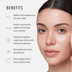 HydroPeptide crushed pearl powder ingredient close-up conveying instant radiance