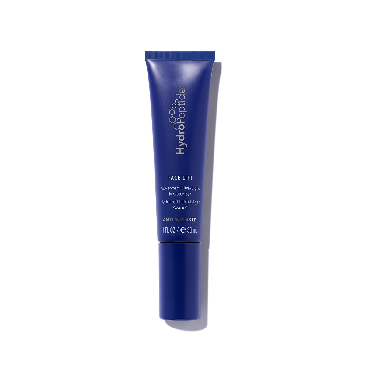 HydroPeptide front jar shot showing clean packaging and moisturizing benefits