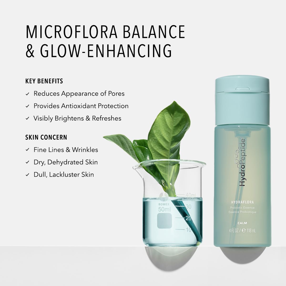 HydroPeptide close-up droplets of essence highlighting lightweight hydration