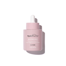 HydroPeptide bottle front view showing premium packaging and product benefit