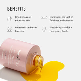 HydroPeptide oil texture pool showing lightweight, fast-absorbing finish