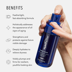 HydroPeptide smooth serum texture close-up that shows lightweight hydration