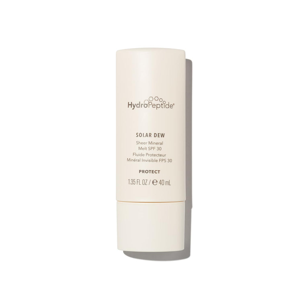 HydroPeptide front packaging showing bottle and SPF benefit