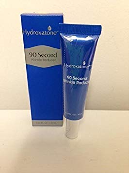 Hydroxatone front tube close-up showing packaging and instant smoothing benefit