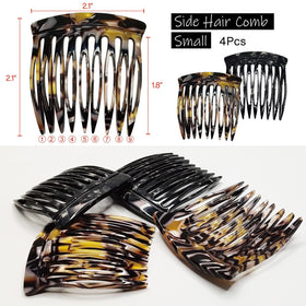HYFEEL combs held in hand to show 2.1-inch scale and lightweight comfort for all-day wear