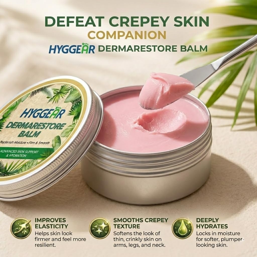 Hyggear Derma Restore Balm open tin texture displaying rich balm for deep hydration