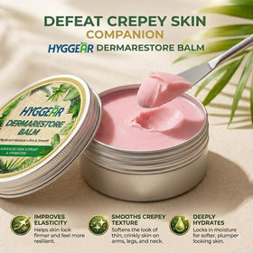 Hyggear Derma Restore Balm open tin texture displaying rich balm for deep hydration