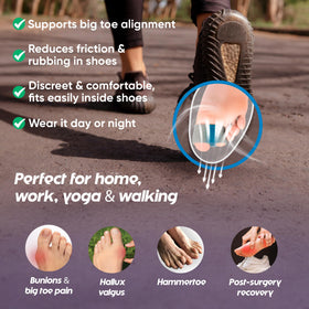 Hyggear inside a shoe showing compatibility with looser footwear