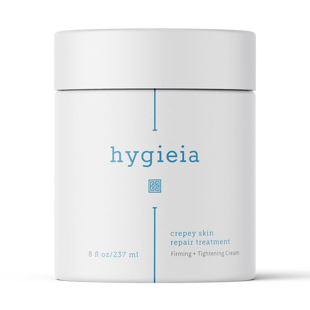 Hygieia + front 8oz jar showing label and clean packaging for clarity