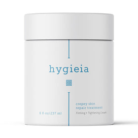 Hygieia + front 8oz jar showing label and clean packaging for clarity