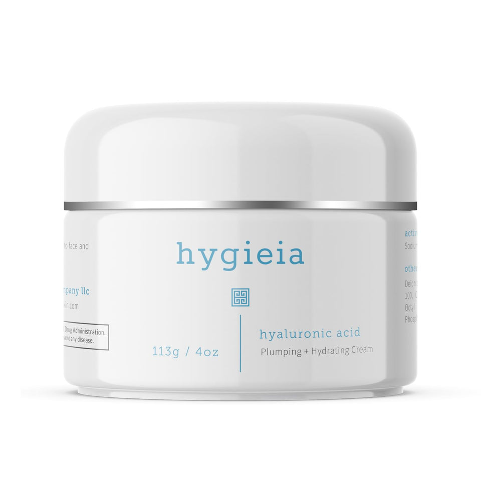 Hygieia + front jar showing package and brand for clear product identification