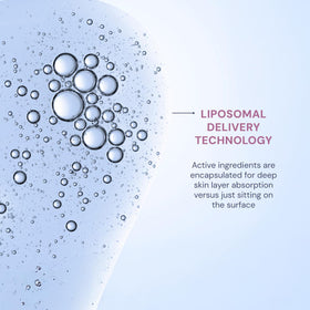 Hygieia + lid and label detail showcasing ingredients and liposomal technology benefits
