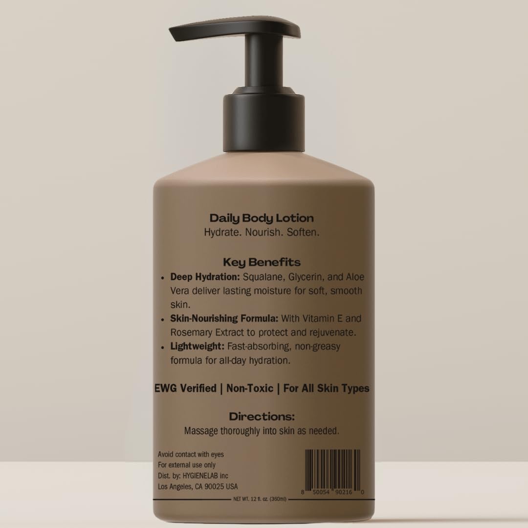 HygieneLab ingredient highlight aloe and squalane showing clean ingredients for hydration