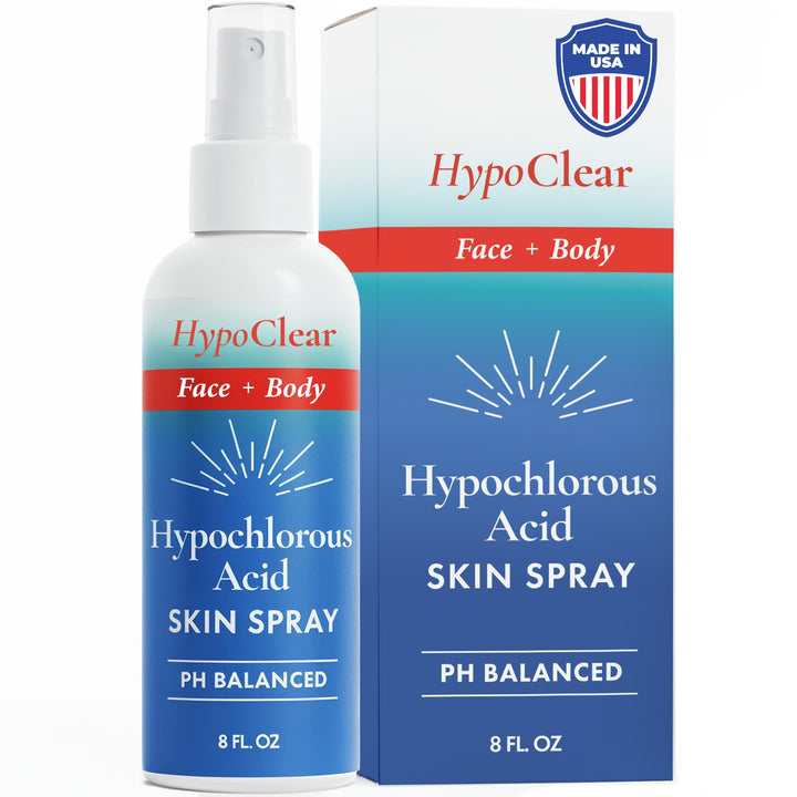 HypoClear front packaging showing bottle and clear label for quick recognition
