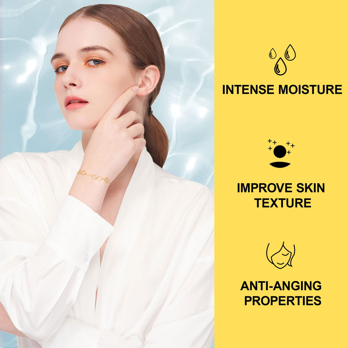 Hznxolrc spray in use on face for instant refresh benefit