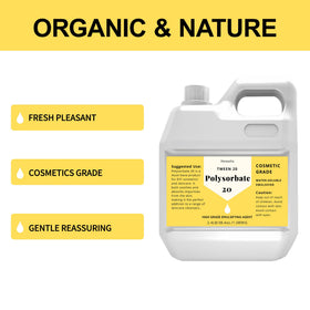 Hznxolrc Polysorbate 20 close-up texture illustrating smooth liquid for easy blending