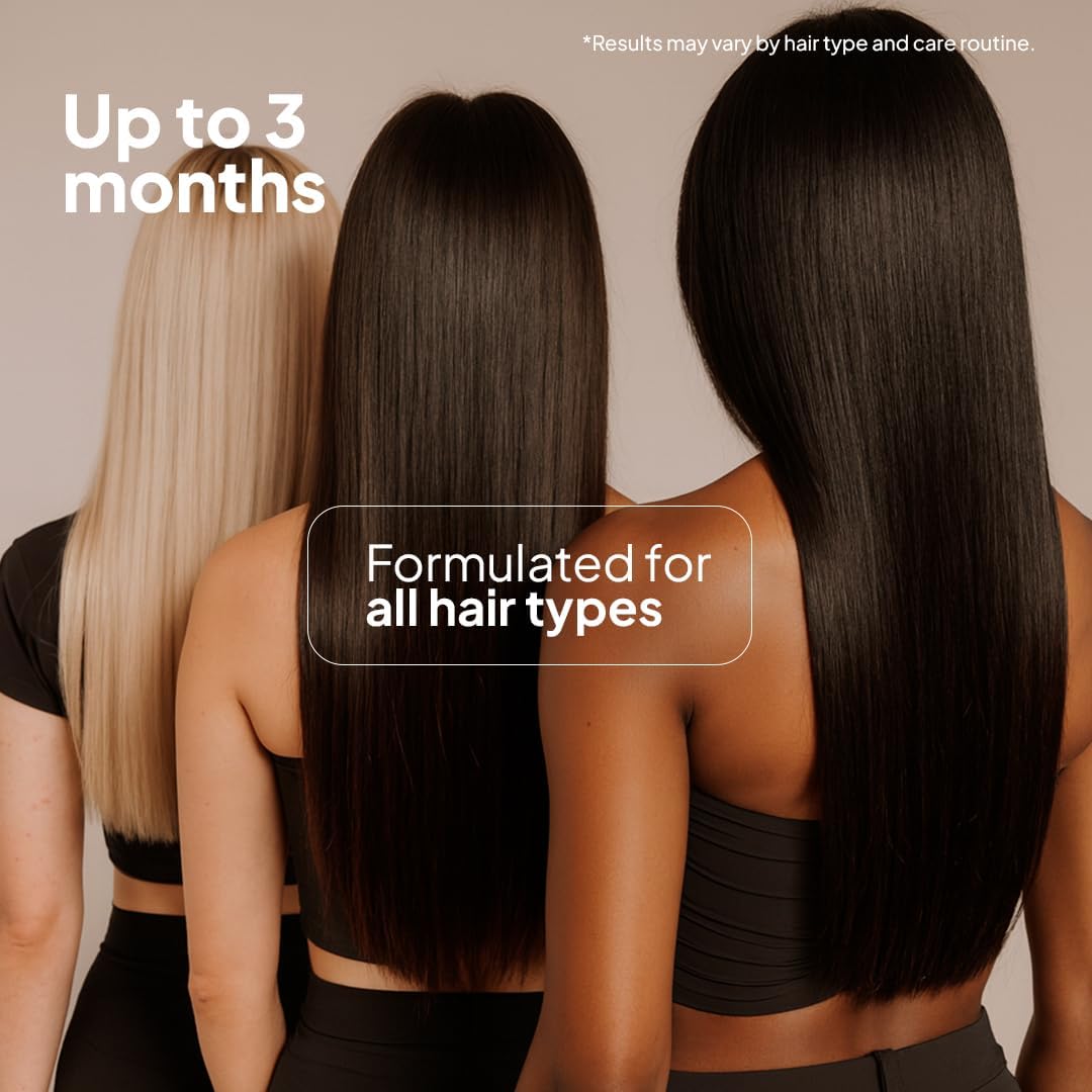 I Belli Capelli applied in salon for precise professional straightening benefit