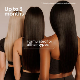 I Belli Capelli applied in salon for precise professional straightening benefit