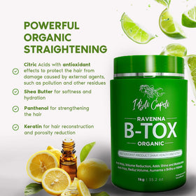I Belli Capelli B-tox being applied with brush for even coverage benefit