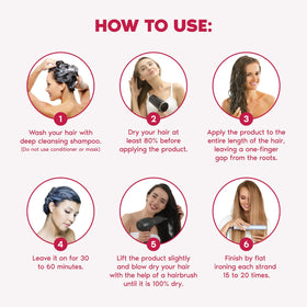 I Belli Capelli label with directions for safe effective application benefit