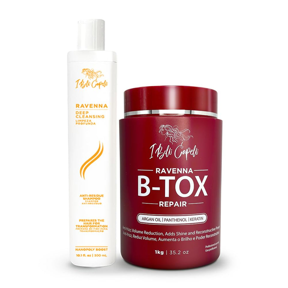 I Belli Capelli front packaging showing kit and benefits