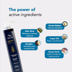 I Belli Capelli label close-up showing ingredient list and formaldehyde-free reassurance