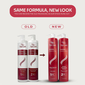 I Belli Capelli three 1L bottles displayed to show full kit volume
