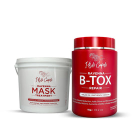 I Belli Capelli front packaging showing two-piece kit and benefits