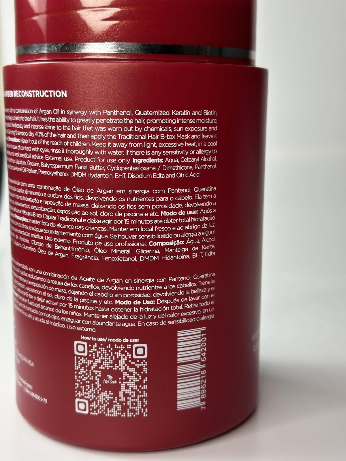 I Belli Capelli packaging back label with instructions for safe, effective use