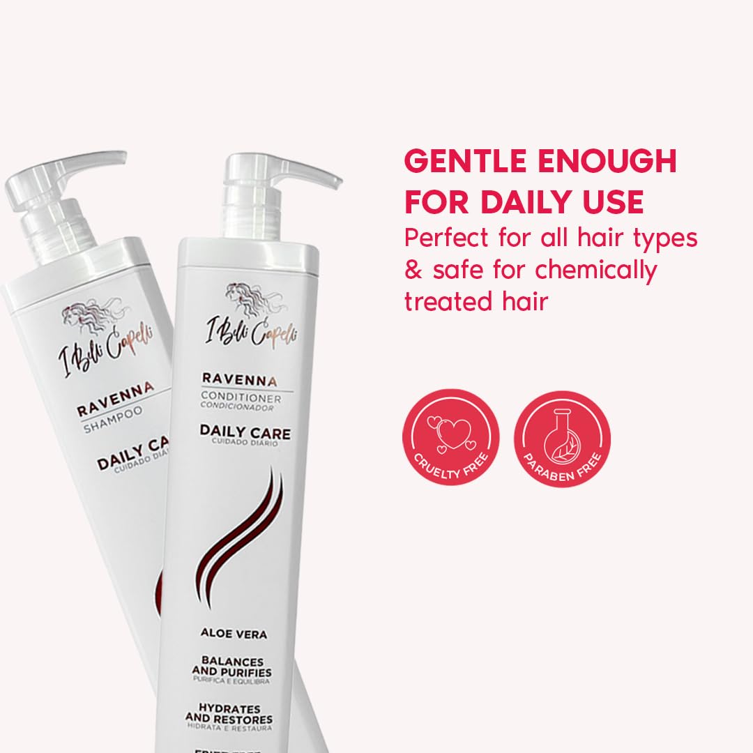 I Belli Capelli shampoo pump dispensing gentle lather for effective cleansing