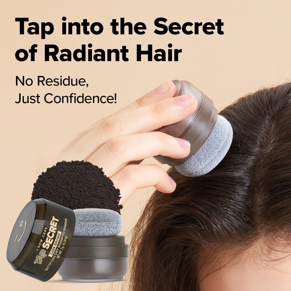 I DEW CARE before and after roots showing cleaner, fuller appearance