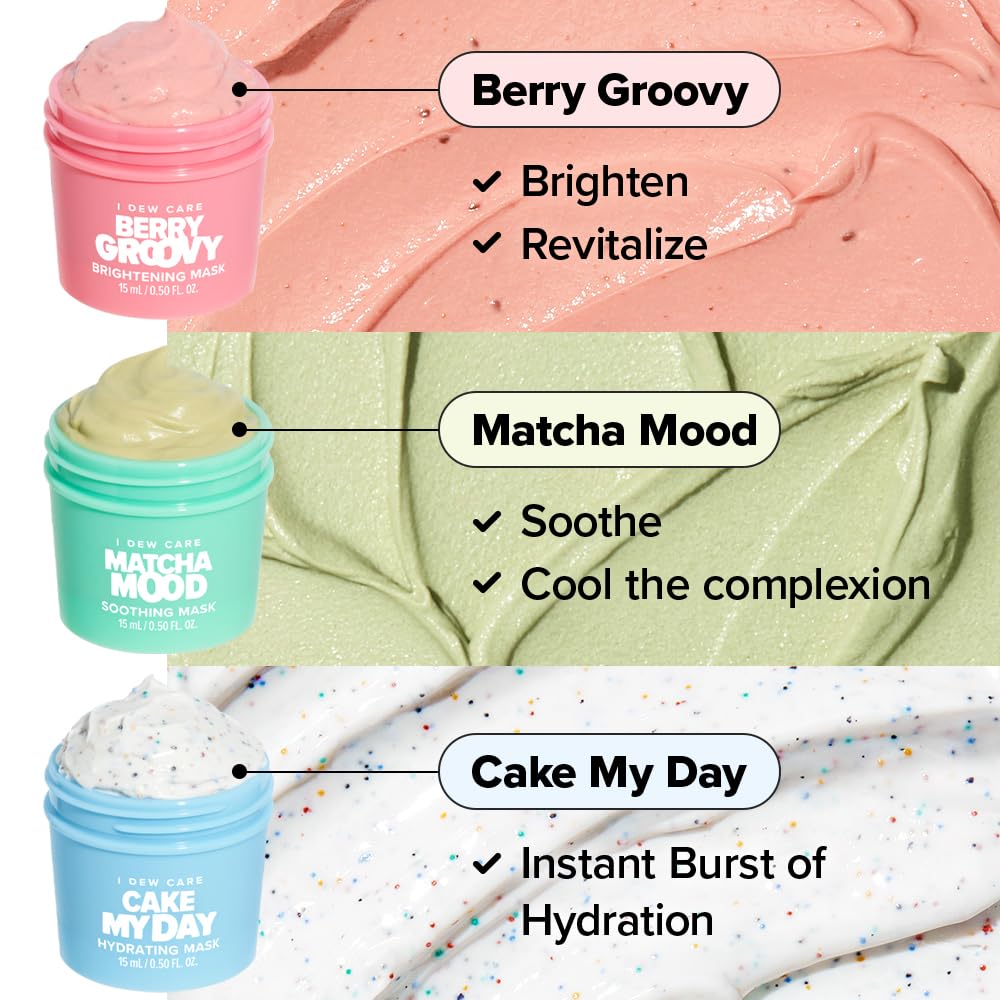 I DEW CARE Berry Groovy close detail of exfoliating seeds for smoother skin