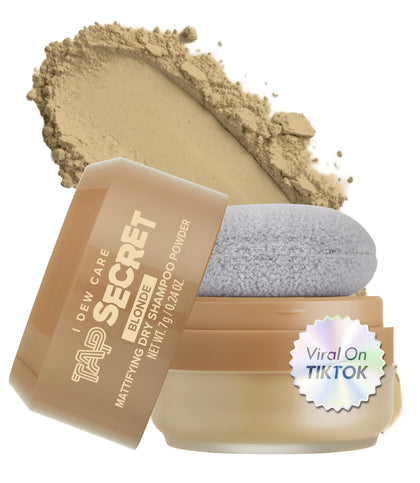 I DEW CARE front packaging showing travel-size powder and benefits