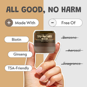 I DEW CARE applicator tapping powder into roots to restore volume