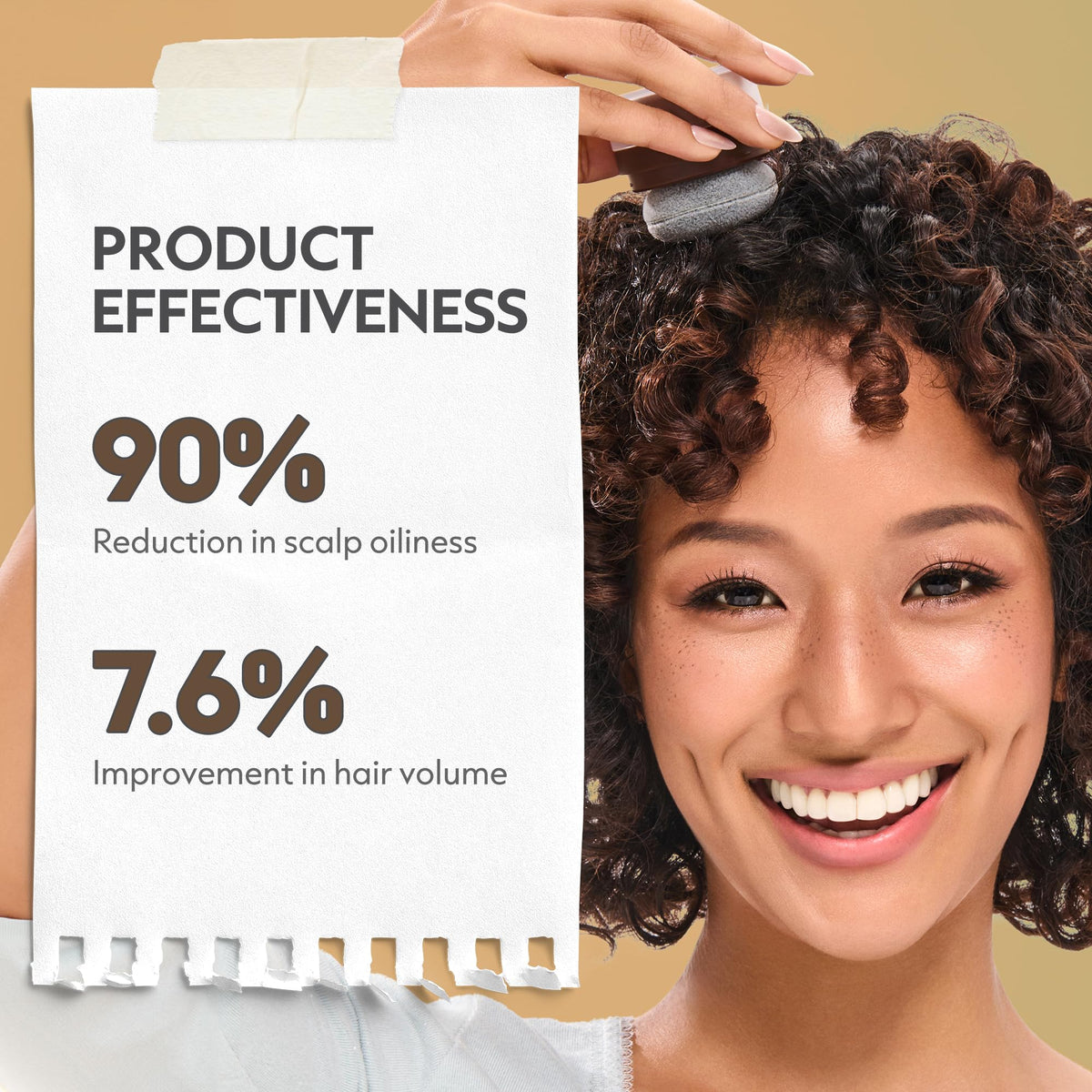 I DEW CARE product in hand demonstrating compact travel-friendly size