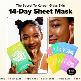 I DEW CARE close-up mask sheet texture highlighting hydrating essence