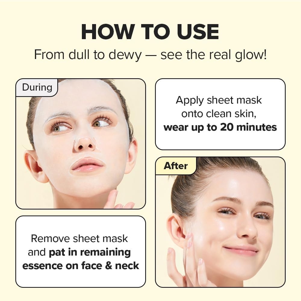 I DEW CARE size comparison showing mask packet scale against hand