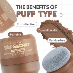 I DEW CARE packaging label detail showing clean, gentle formulation