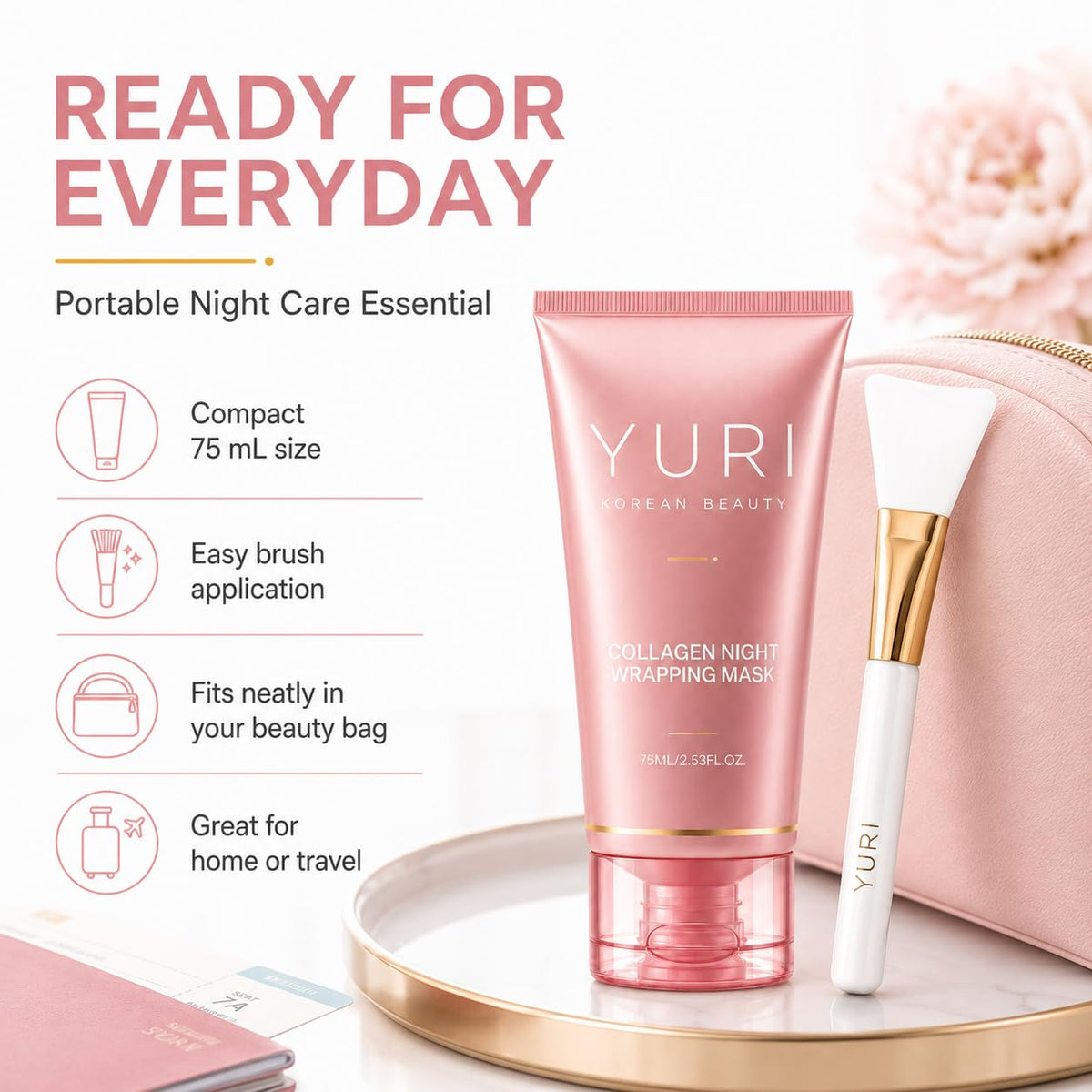 IaramI YURI gel-to-film texture close-up demonstrating smooth application