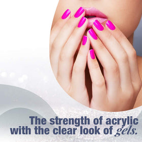 IBD hard builder gel applied during sculpting demonstrating control and strong extension support