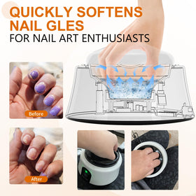 I·B·N G removable plastic liner detail for easy cleaning and hygienic soaking