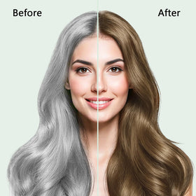 ICEMOUNTAIN user applying dye shampoo in shower for quick coloring