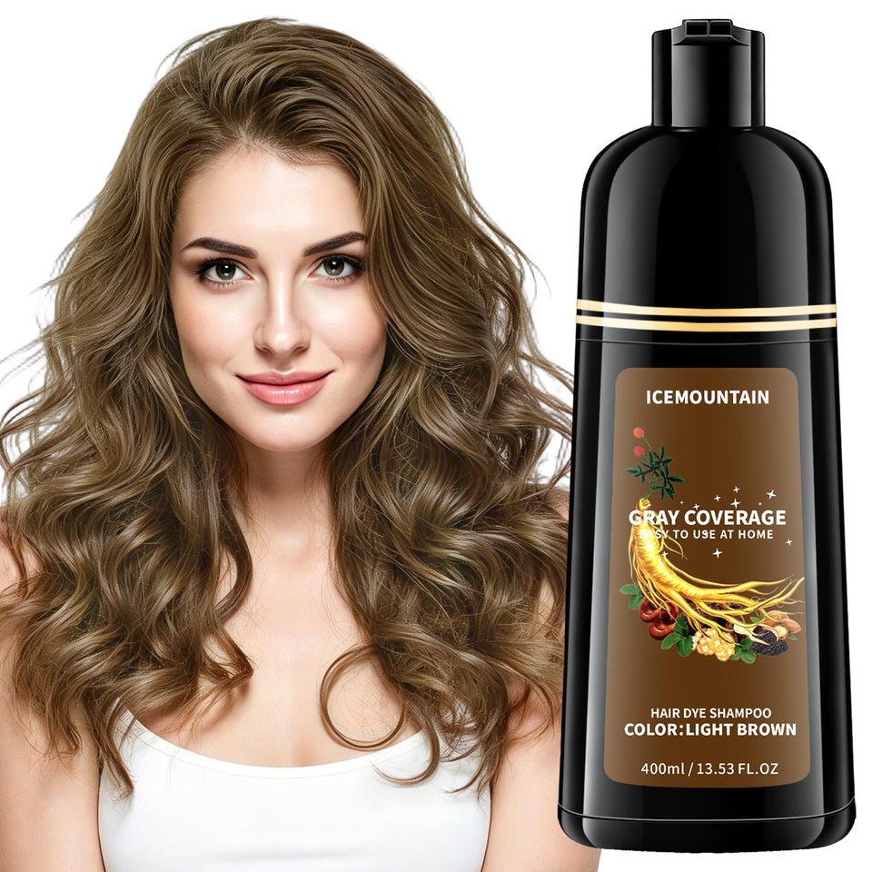 ICEMOUNTAIN front packaging showing light brown shade and benefits