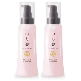 Ichikami front packaging showing pump bottles and cherry blossom scent benefit