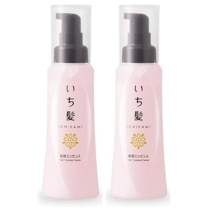 Ichikami front packaging showing pump bottles and cherry blossom scent benefit