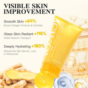 ICIKOL peel-off removal showing film lifting to reveal smoother-looking skin