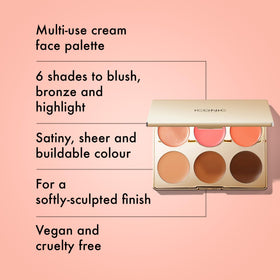 ICONIC LONDON cream texture swipe demonstrating blendable formula and smooth finish
