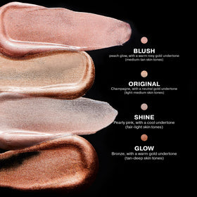ICONIC LONDON drop mixed into foundation demonstrating customizable radiance benefit