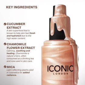 ICONIC LONDON fine mist spray closeup delivering even, lightweight coverage